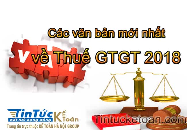 văn bản mới nhất về thuế GTGT