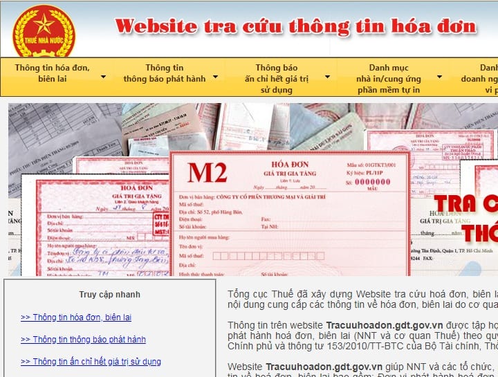 Các trang web hữu ích dân kế toán nhất định phải biết - tracuuhoadon.gdt.gov.vn