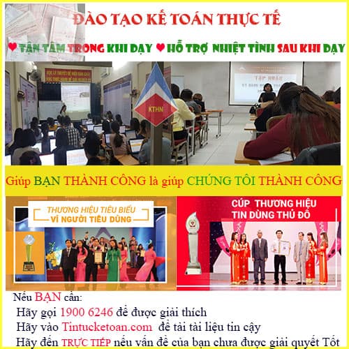 Trung tâm dạy kế toán thuế tại Thanh Xuân Hà Nội