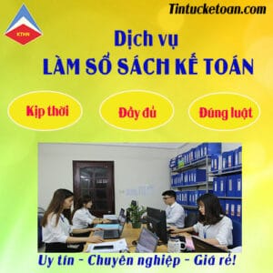 Dịch vụ làm lại sổ sách kế toán tại Thị xã Sơn Tây chuyên nghiệp
