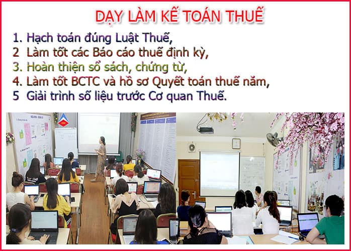 Khóa học kế toán thuế tại Biên Hòa 