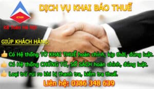 Giá dịch vụ làm báo cáo thuế tại Thanh Trì chuyên nghiệp