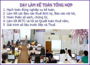 Trung tâm đào tạo kế toán tổng hợp tại Yên Phong Uy tín