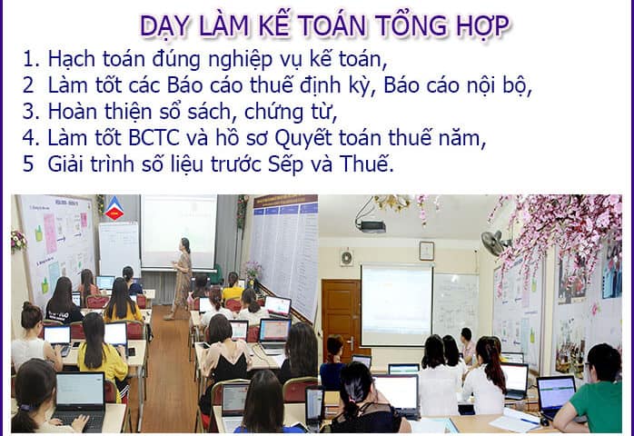 Trung tâm đào tạo kế toán tổng hợp tại Tiền An Uy tín