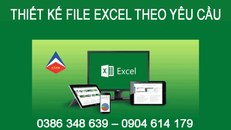 Làm file quản lý kế toán bằng Excel